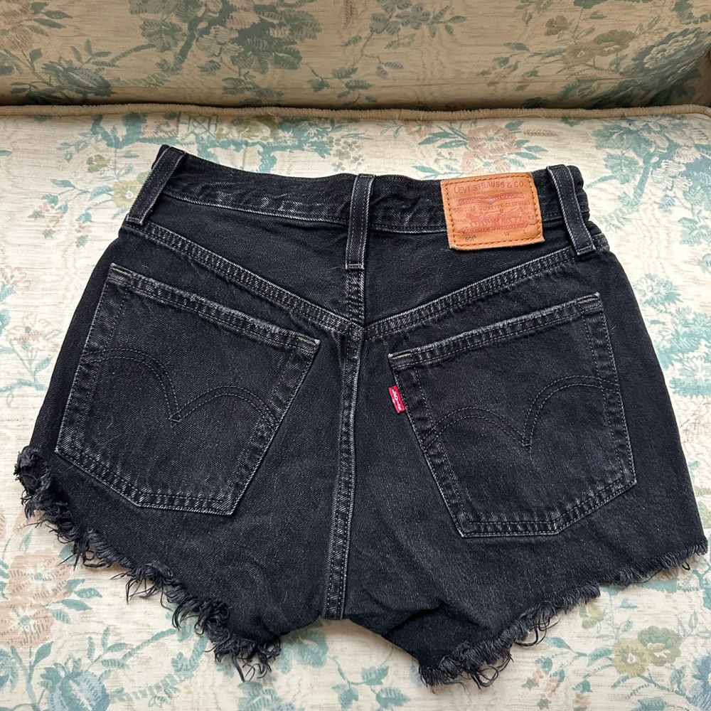 Levi's 501 Women's Dark Denim Jean Shorts